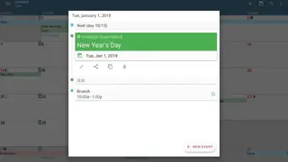 aCalendar screenshot