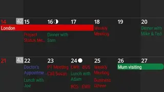 aCalendars screenshot