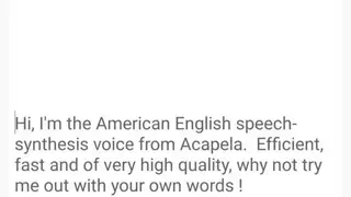 Acapela TTS Voices screenshot
