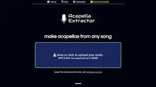 Acapella Extractor screenshot