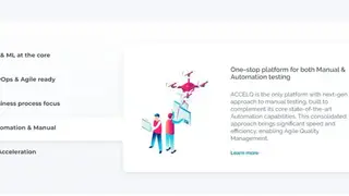 ACCELQ screenshot
