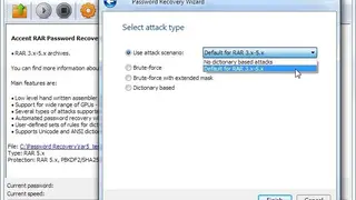 Accent ZIP Password Recovery screenshot