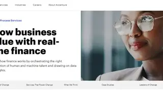 Accenture Finance and Accounting Outsourcing screenshot