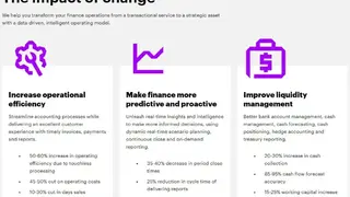 Accenture Finance and Accounting Outsourcing screenshot
