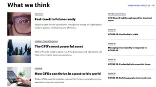 Accenture Finance and Accounting Outsourcing screenshot
