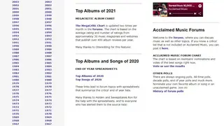 Acclaimed Music screenshot