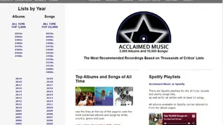 Acclaimed Music screenshot