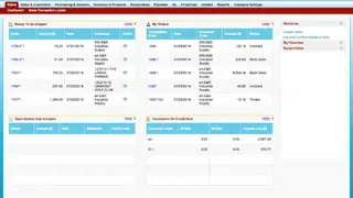 Accolent ERP screenshot