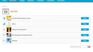 Accord LMS screenshot
