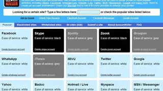 AccountKiller screenshot