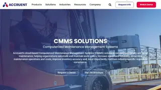 Accruent CMMS screenshot