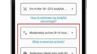 AccuBMR – BMR, TDEE, Calorie & Macro Calculator screenshot