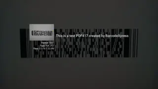 Accusoft Barcode Scanner screenshot