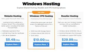 AccuWebHosting screenshot