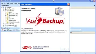 Acebackup screenshot