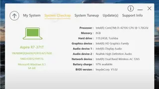 Acer Care Center screenshot