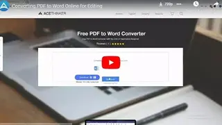 Acethinker Free PDF to Word Converter screenshot