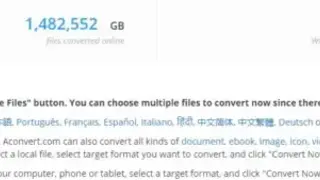 Aconvert screenshot