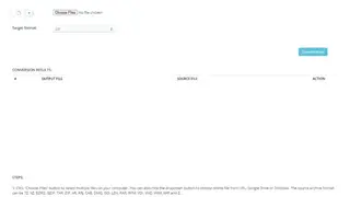 Aconvert screenshot