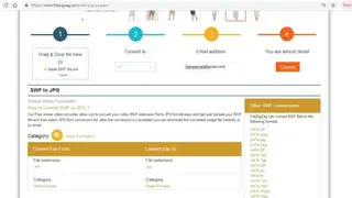 Aconvert Convert SWF Online screenshot