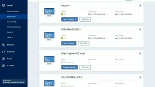 Acronis Backup and Recovery screenshot