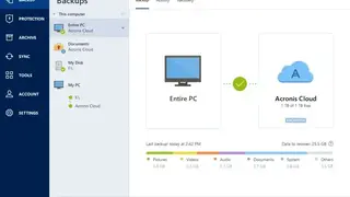 Acronis Cyber Protect Home Office screenshot