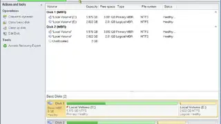 Acronis Disk Director screenshot