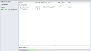 Acronis Disk Director screenshot