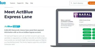 ActBlue screenshot