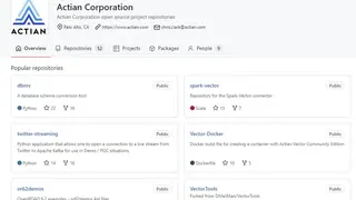 Actian DataCloud screenshot