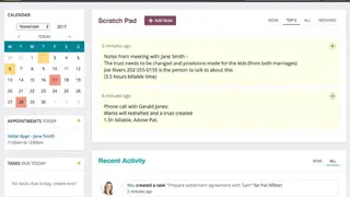 Actionstep screenshot