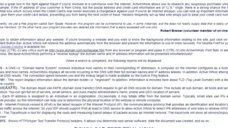 Active Whois Browser screenshot