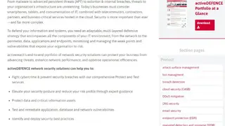 activeDEFENCE screenshot