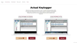 Actual Keylogger screenshot