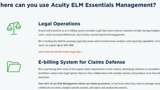 Acuity ELM screenshot