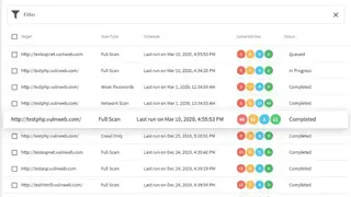 Acunetix Vulnerability Scanner screenshot