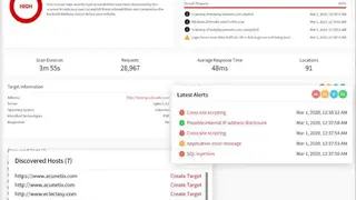 Acunetix Vulnerability Scanner screenshot