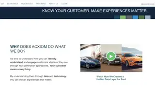 Acxiom screenshot