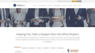 AD eDiscovery platform screenshot