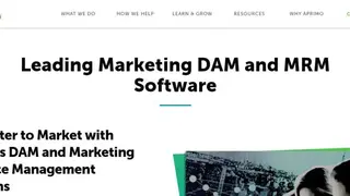 ADAM’s PIM software screenshot