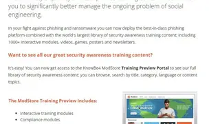 Adaptive Awareness Portal screenshot