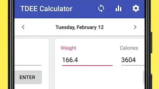 Adaptive TDEE Calculator screenshot