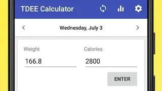 Adaptive TDEE Calculator screenshot