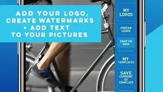 Add your own logo, watermark, and text to photos screenshot