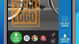 Add your own logo, watermark, and text to photos screenshot