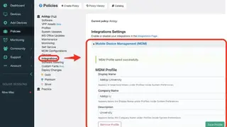 Addigy screenshot