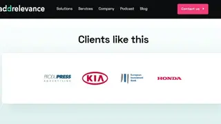 Addrelevance screenshot