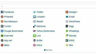 AddToAny screenshot