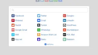 AddToAny screenshot