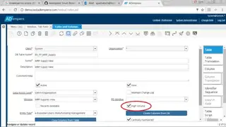 Adempiere screenshot